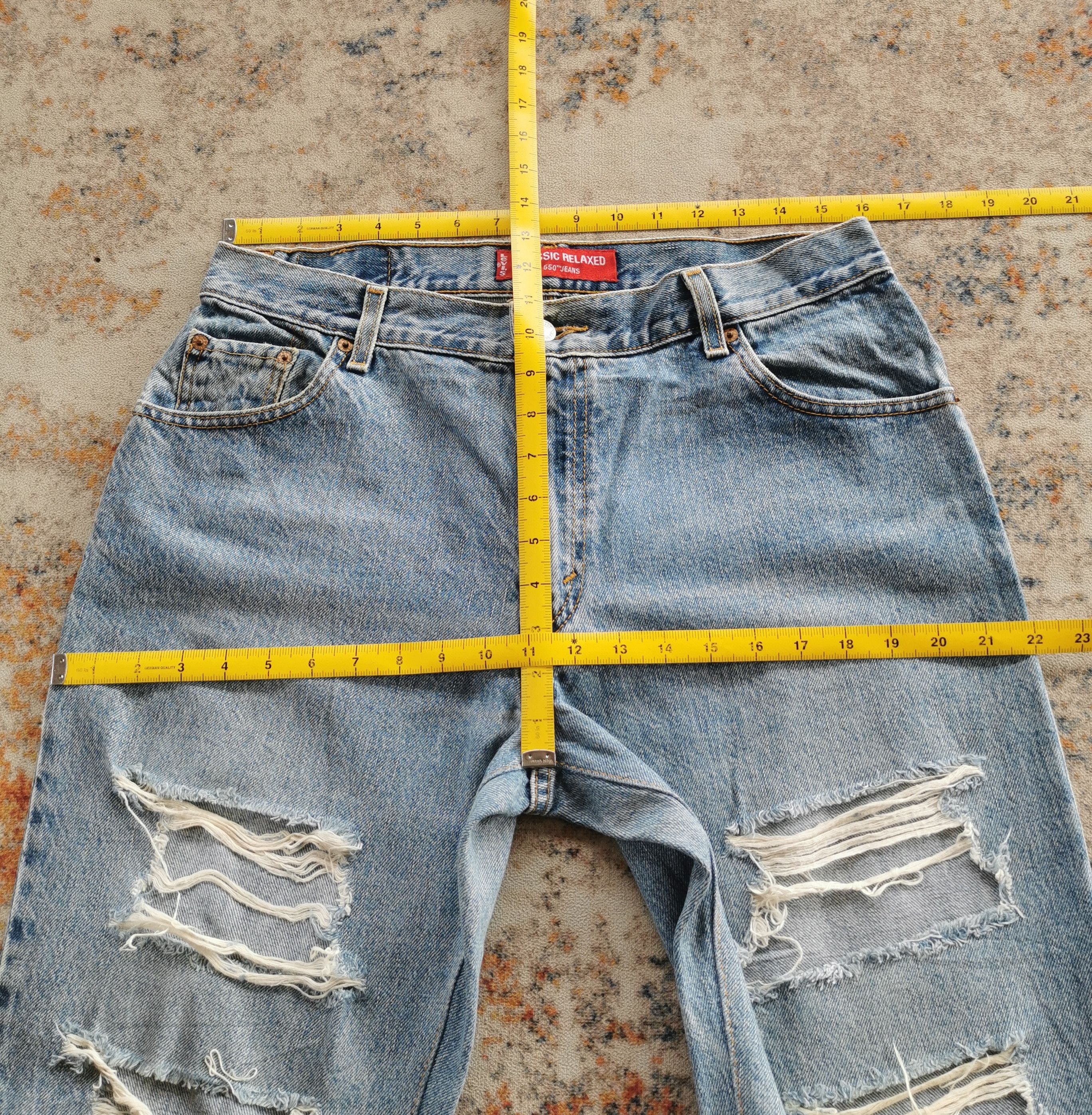 Levi's Thrashed Vintage LEVIS classic relaxed 550 jeans Size M/32 Size 32" / US 10 / IT 46 - 6 Thumbnail