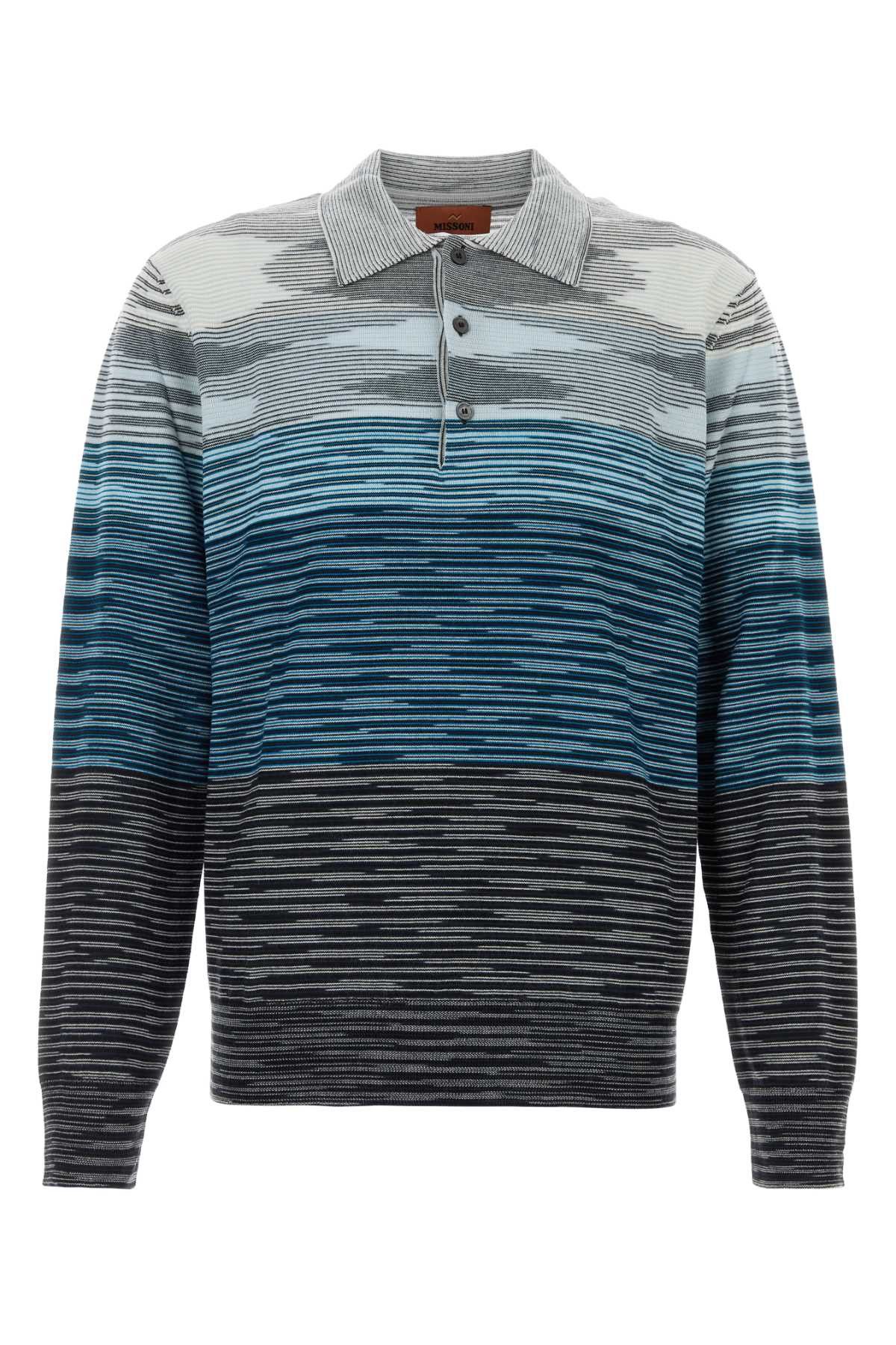 Missoni Embroidered Wool Polo Shirt Size US XS / EU 42 / 0 - 1 Thumbnail