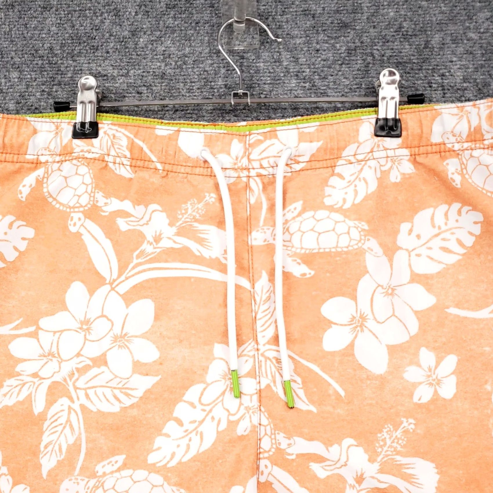 Tommy Bahama Tommy Bahama Trunk Shorts Mens XL Orange Floral Hawaiian Boardshorts Swim Surf Size US 36 / EU 52 - 3 Thumbnail
