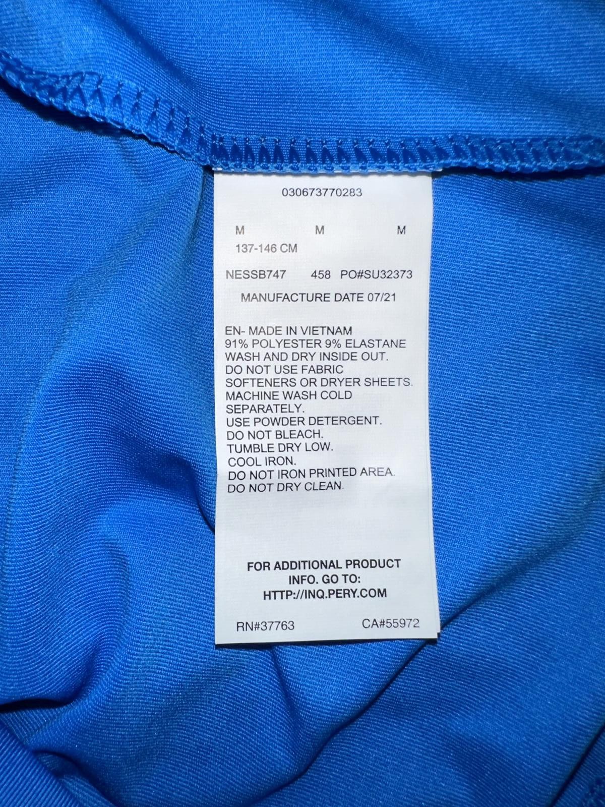 Nike Nike Big Kids (Girl’s) Essential Long Sleeve Hydroguard Blue Shirt Size XXS / US 00 / IT 34 - 6 Thumbnail
