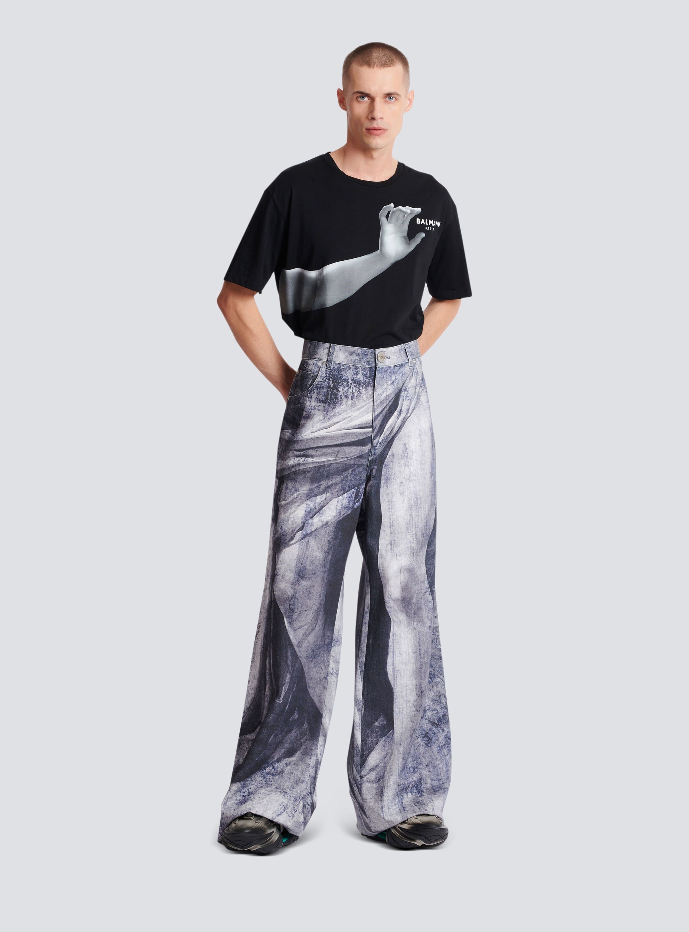 Balmain o1y0426 Denim Pant in Blue/Gray Size US 30 / EU 46 - 5 Thumbnail