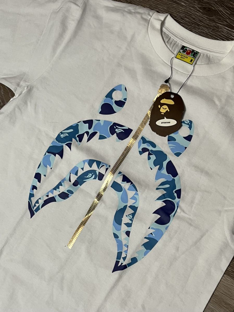 Bape ABC Camo Shark Tee Size US M / EU 48-50 / 2 - 3 Thumbnail