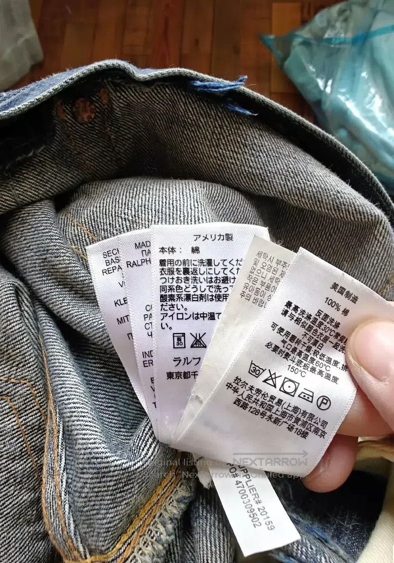 RRL Ralph Lauren RRL Ralph Lauren Old classic disrupted Niuwang jeans Size US 34 / EU 50 - 6 Thumbnail