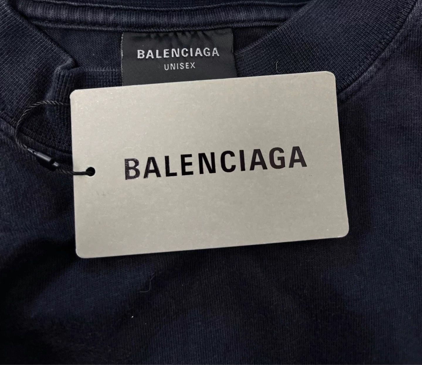 Balenciaga Balenciaga Logo Arch Print Men's Black Regular Short Tee S Size US S / EU 44-46 / 1 - 4 Thumbnail