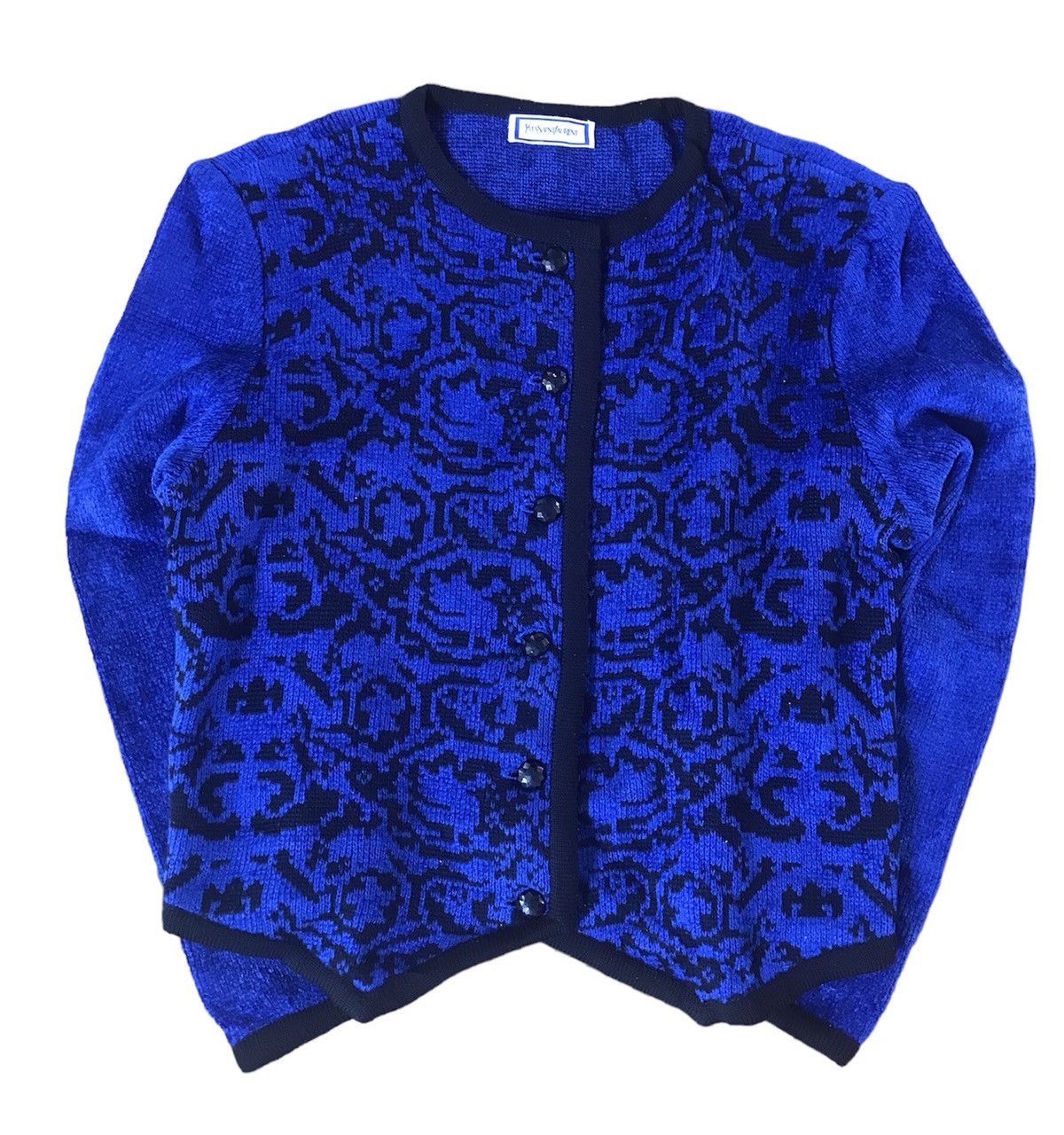 Yves Saint Laurent 🔥🔥🔥 VTG YSL KNITWEAR/CARDIGAN WOMAN JACKET Size US M / EU 48-50 / 2 - 2 Thumbnail