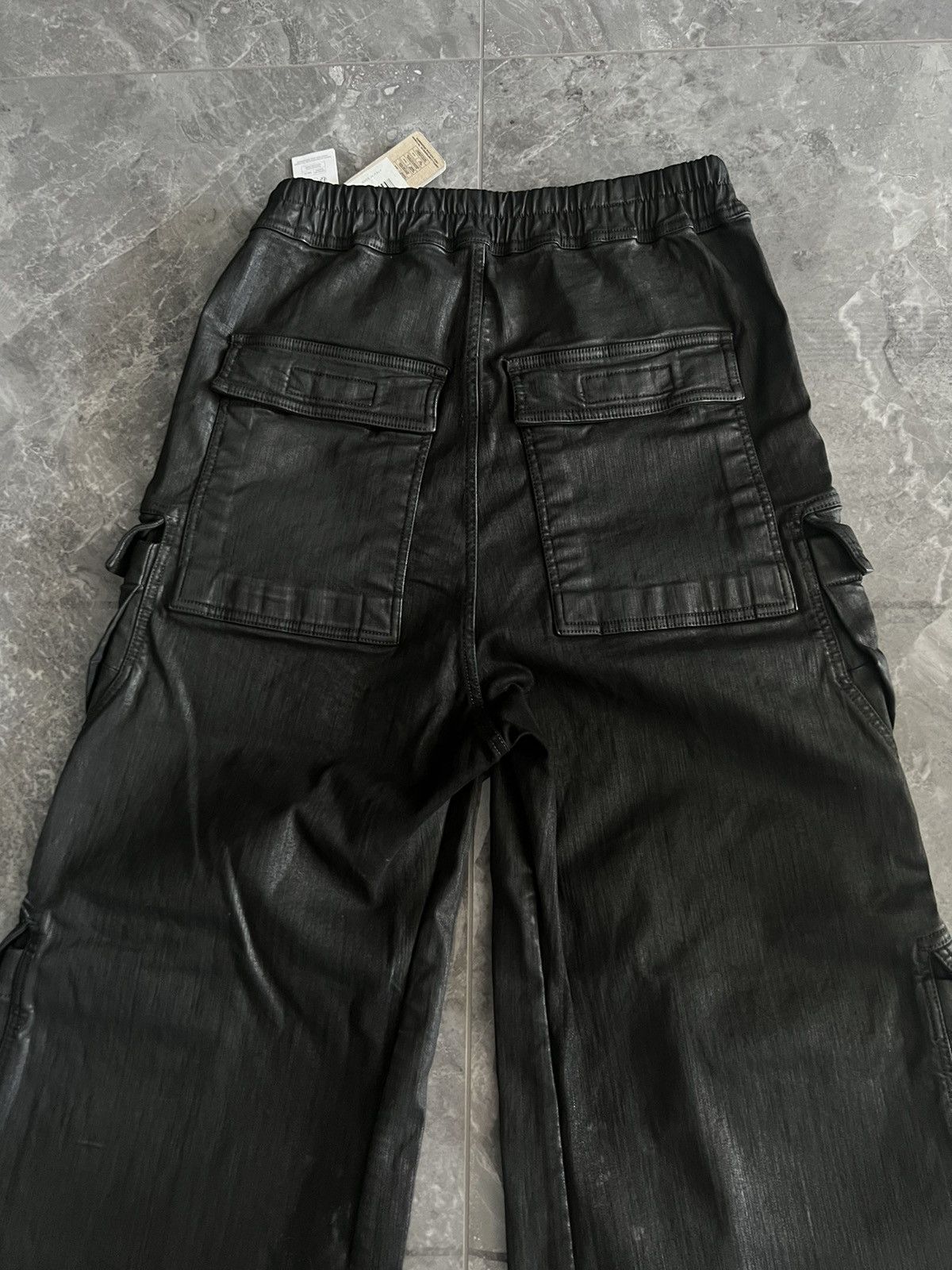 Rick Owens Drkshdw NEW | FW24 PORTERVILLE DOUBLE CARGO JUMBO BELAS WAXED SBW Size US 34 / EU 50 - 6 Thumbnail