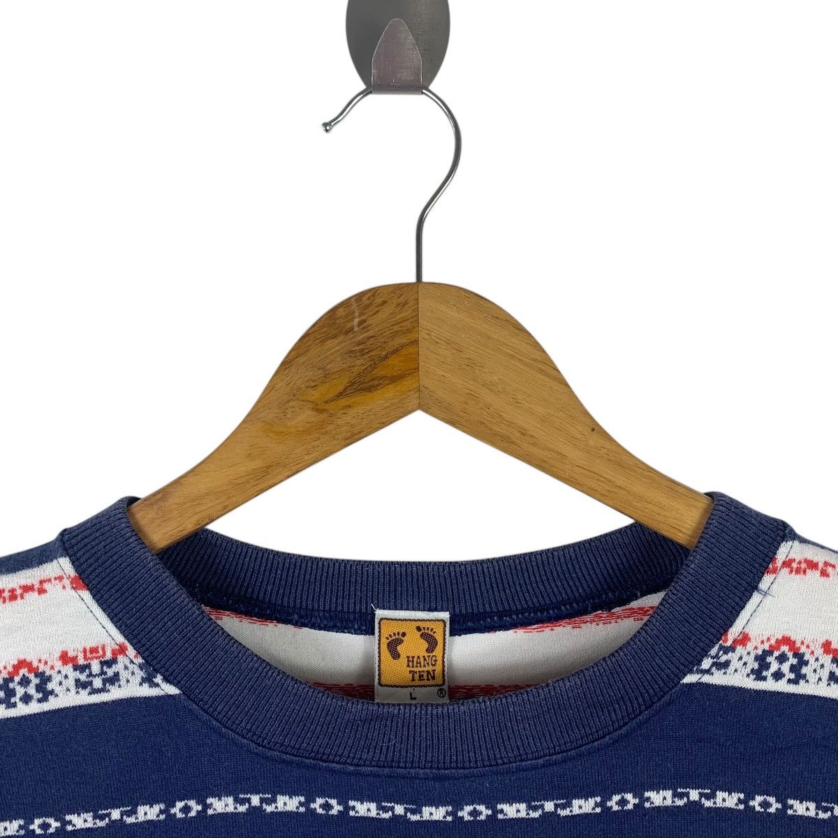 Hang Ten × Vintage Vintage HANG TEN stripe tee shirt Size US L / EU 52-54 / 3 - 5 Thumbnail