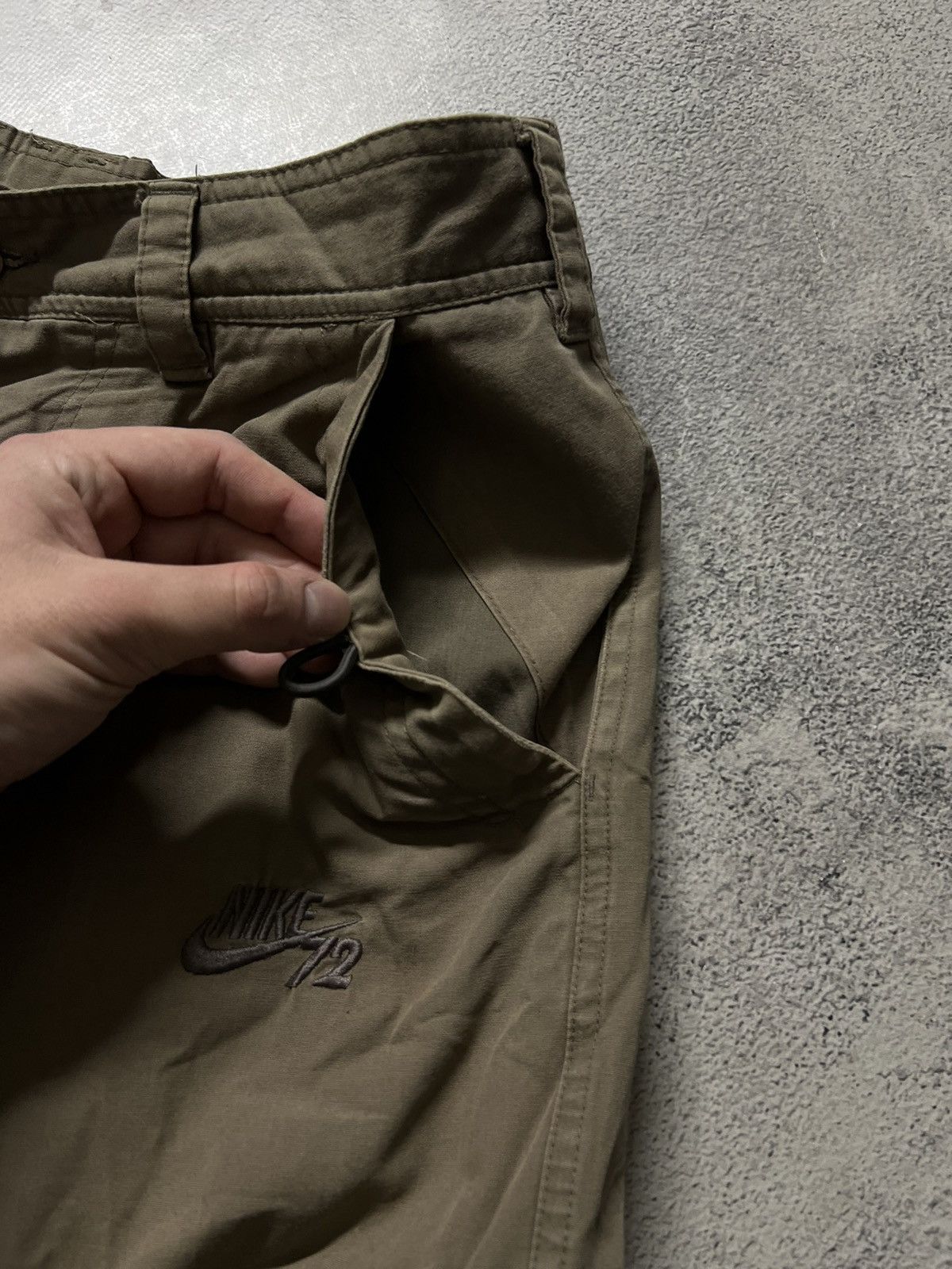 Nike × Vintage Vintage Y2k Brown 🤎 Nike Multi Pocket Shorts 00’s Size US 32 / EU 48 - 5 Thumbnail