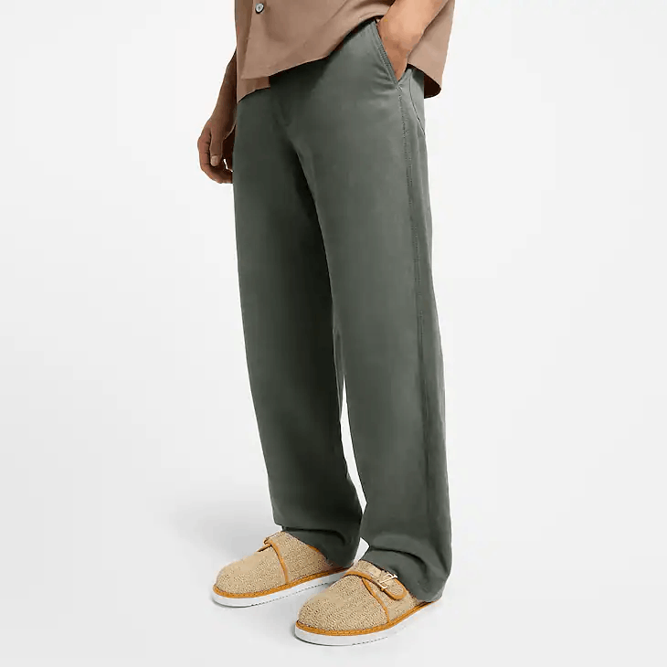 Louis Vuitton Light Linen Workwear Trousers Size 46S - 2 Thumbnail