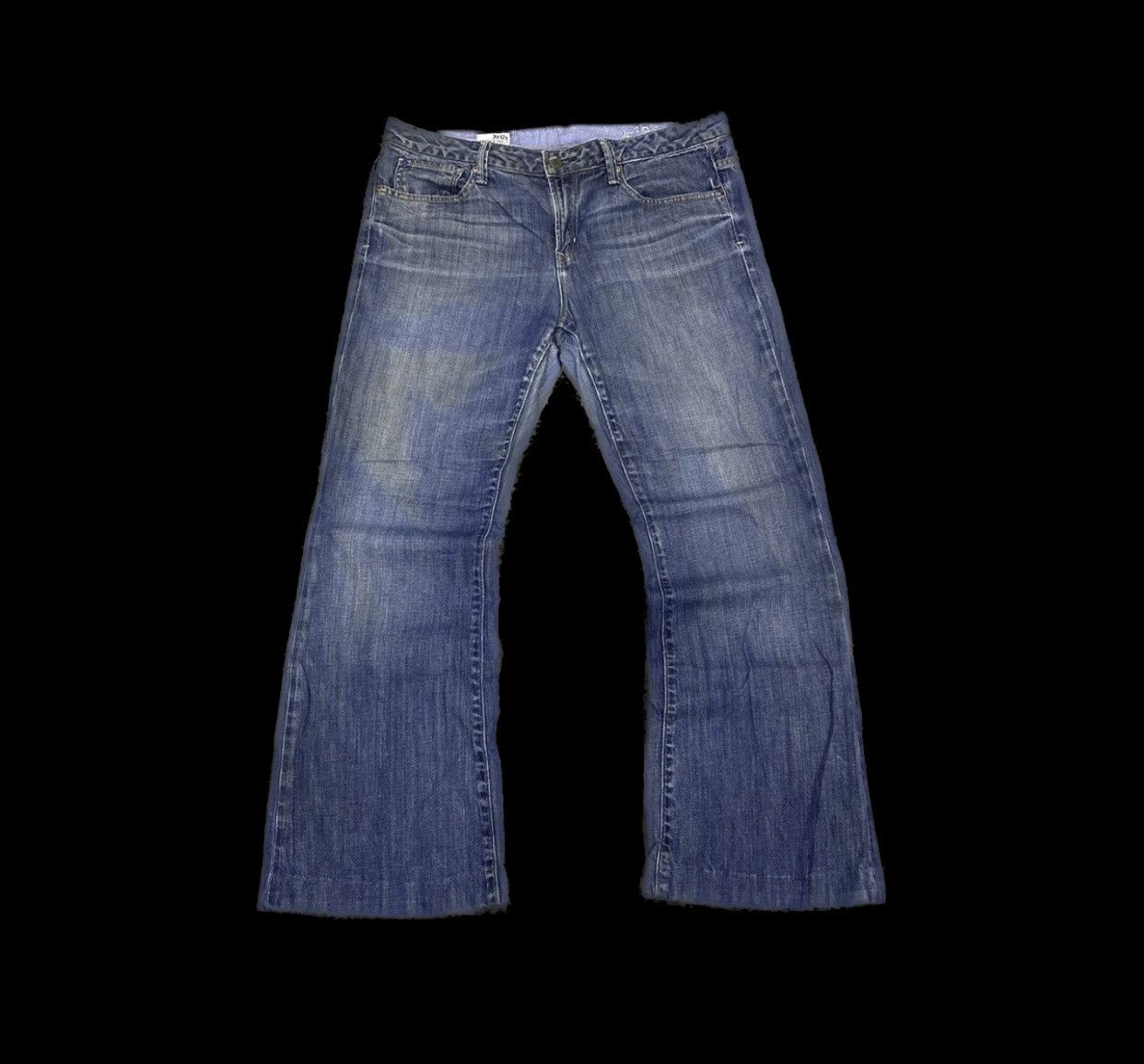 Hysteric Glamour × Japanese Brand × Le Grande Bleu (L.G.B.) Flare☠️ Gap Washed Jeans Bootcut Punk Cowboy 90s Size US 36 / EU 52 - 1 Thumbnail