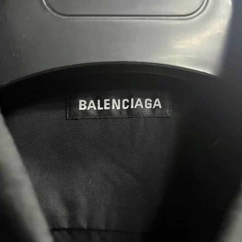 Balenciaga Balenciaga size 39 Black monogrammed single-breasted short Size US XS / EU 42 / 0 - 4 Thumbnail