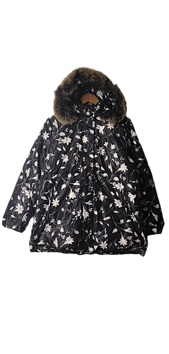 Balmain BALMAIN PARIS FLORAL PUFFER JACKET Size L / US 10 / IT 46 - 1 Thumbnail