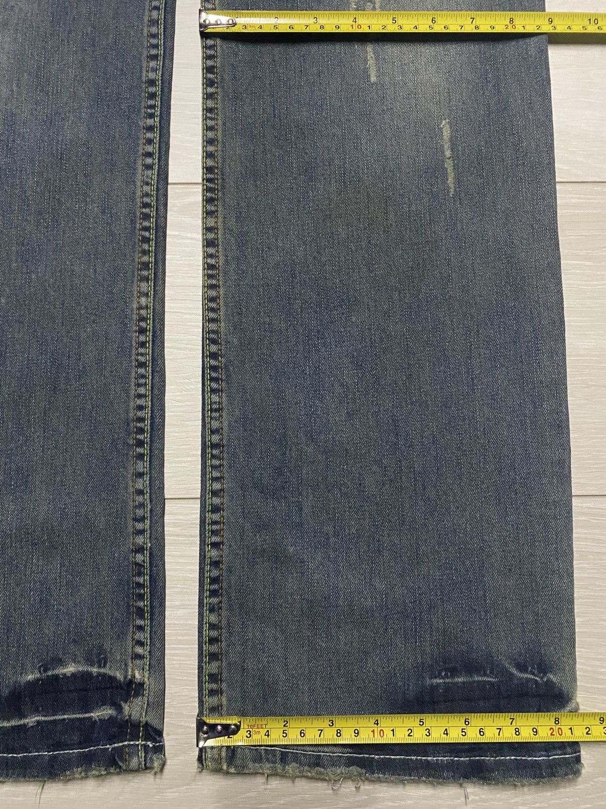 If Six Was Nine Takeshy Kurosawa State of the Art Denim Baggy Jeans Size US 30 / EU 46 - 19 Thumbnail