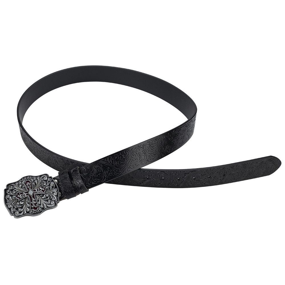 Designer Cross Vintage Belt Riveted Belts Menswear Accessories Size ONE SIZE - 4 Thumbnail