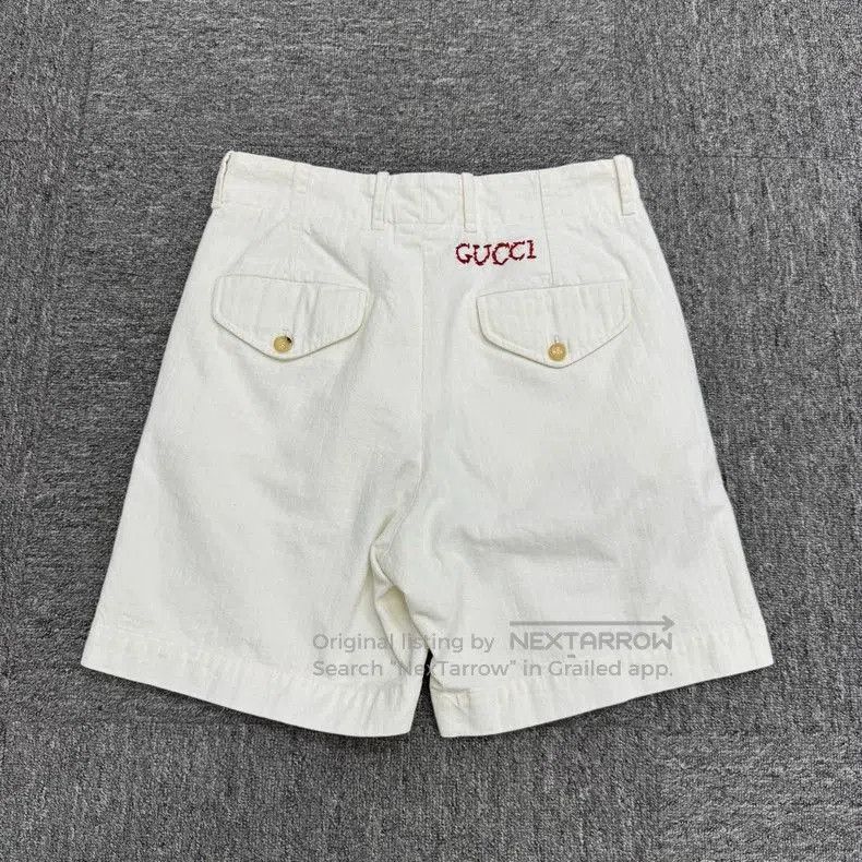 Gucci Gucci Embroidered Letter Shorts. Size US 44 / EU 60 - 2 Thumbnail