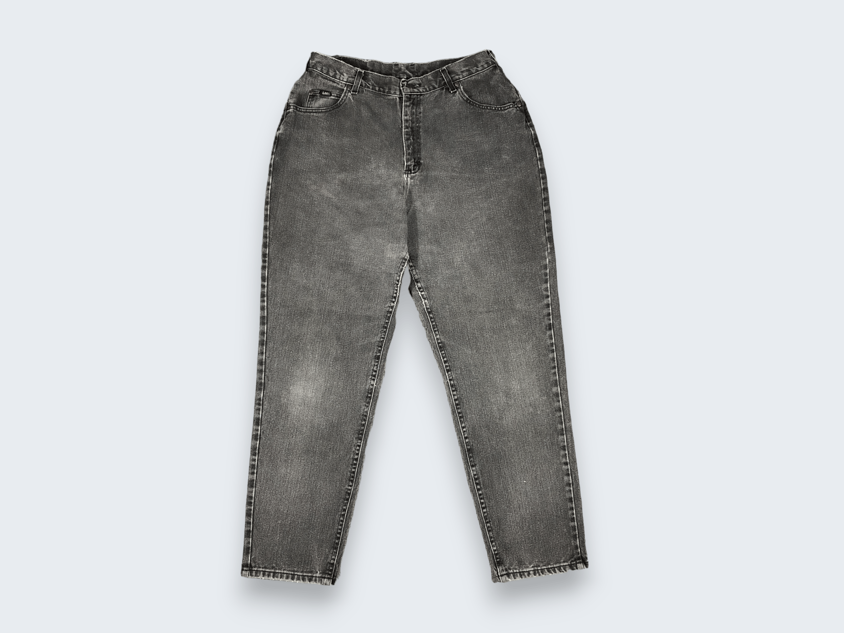 Lee × Vintage Vintage Lee Faded Black Jeans L800 Size US 33 - 1 Thumbnail