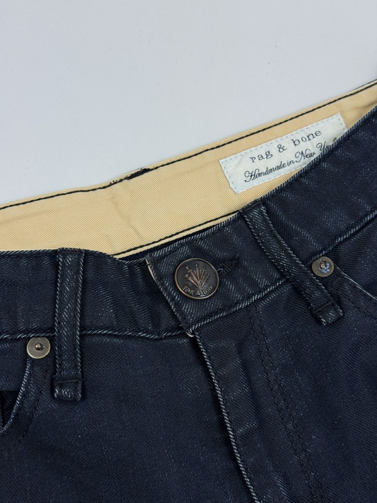 Rag & Bone Rag & Bone Handmade New York Navy Slim Women’s Pants Size 24" / US 00 / IT 34 - 8 Thumbnail