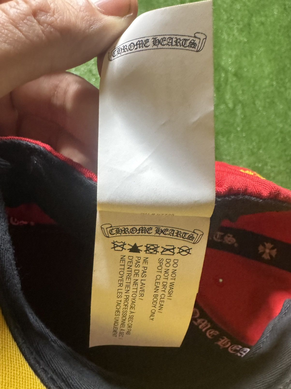 Chrome Hearts Red And Yellow Chrome Hearts Baseball Hat Size ONE SIZE - 6 Thumbnail