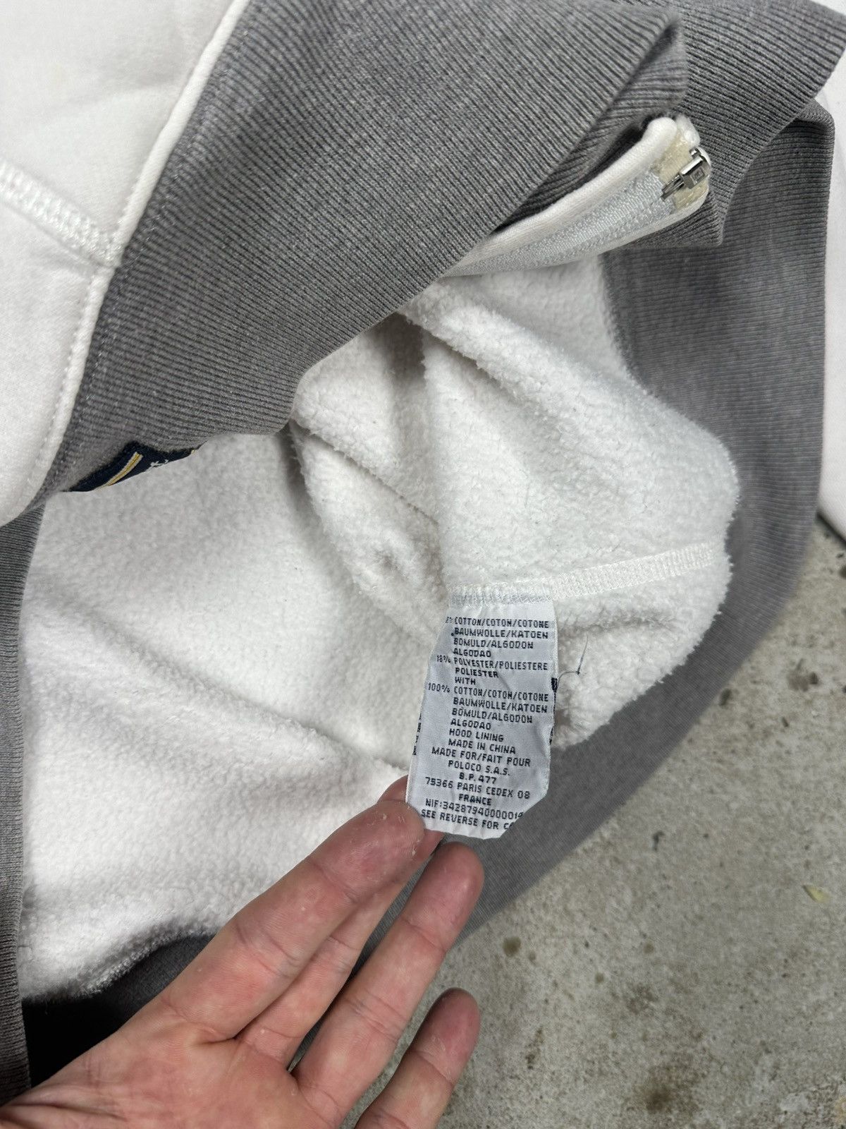 Polo Ralph Lauren Vintage Y2K Polo Ralph Lauren Sport White Zip Up Hoodie Size US XL / EU 56 / 4 - 11 Thumbnail