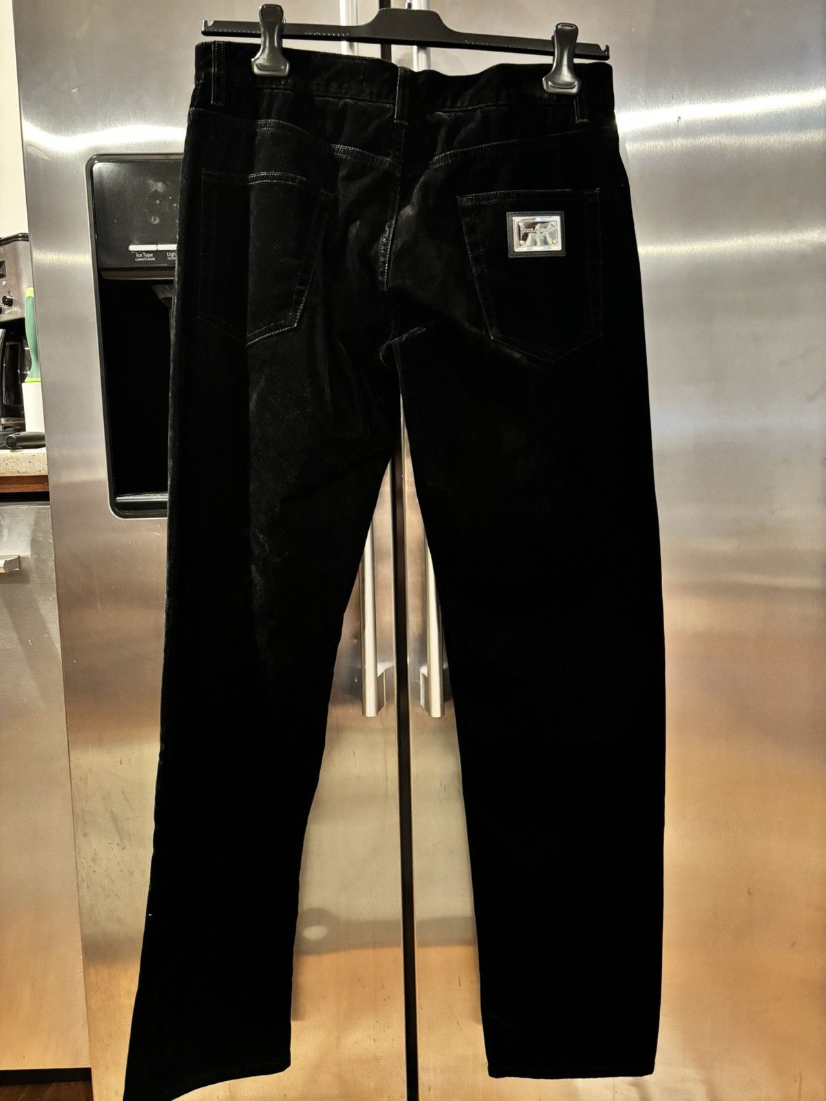 Dolce & Gabbana BRAND NEW Dolce and Gabbana men’s black velour jeans Size US 34 / EU 50 - 3 Thumbnail