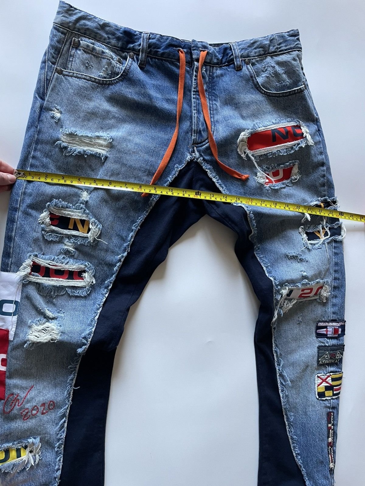 Greg Lauren × Paul & Shark Grag Lauren Paul Shark pants jeans Size US 34 / EU 50 - 13 Thumbnail
