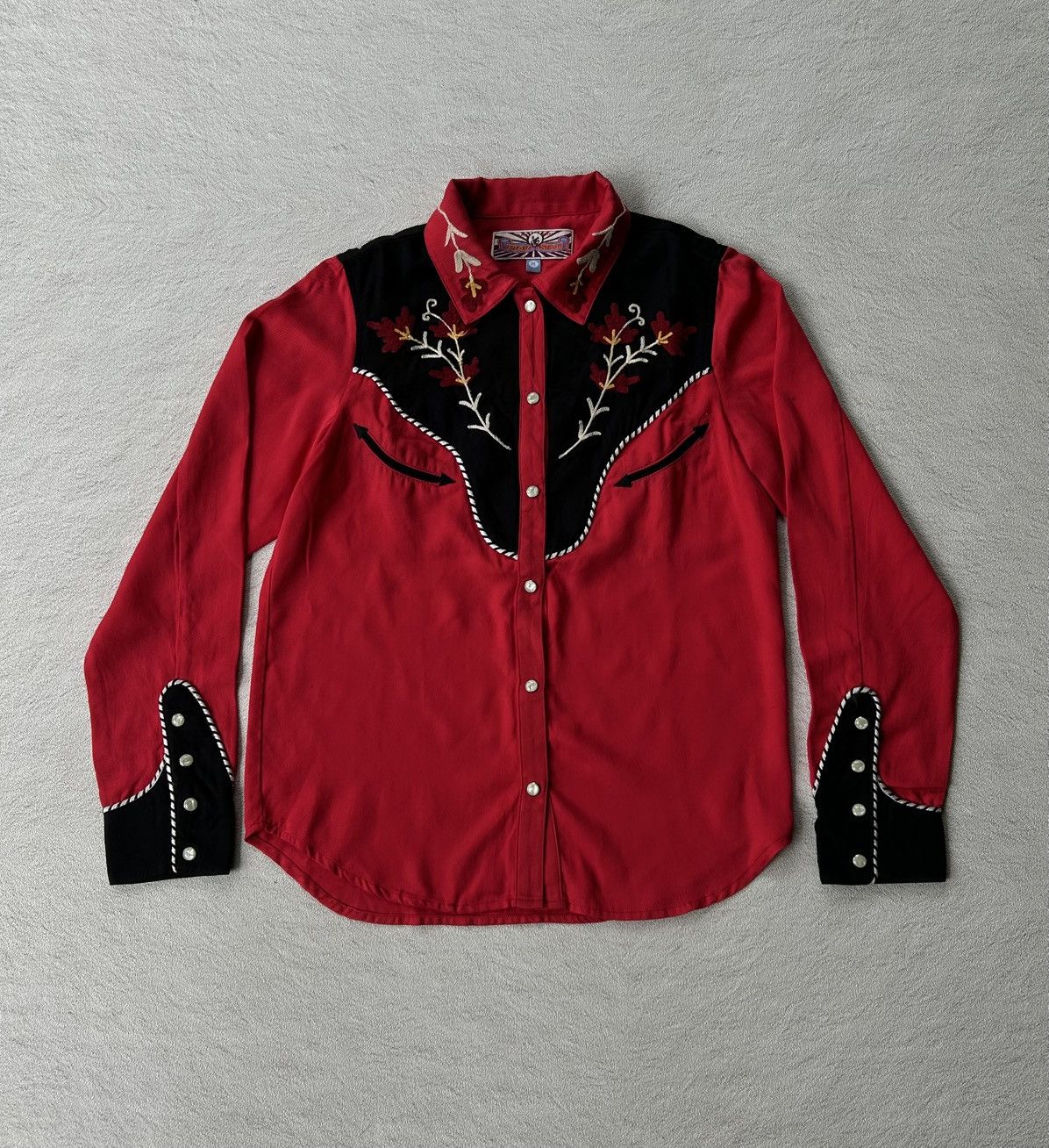 Vintage Vintage Play Stage Rockabilly Western Shirt Embroidered Size US M / EU 48-50 / 2 - 1 Thumbnail