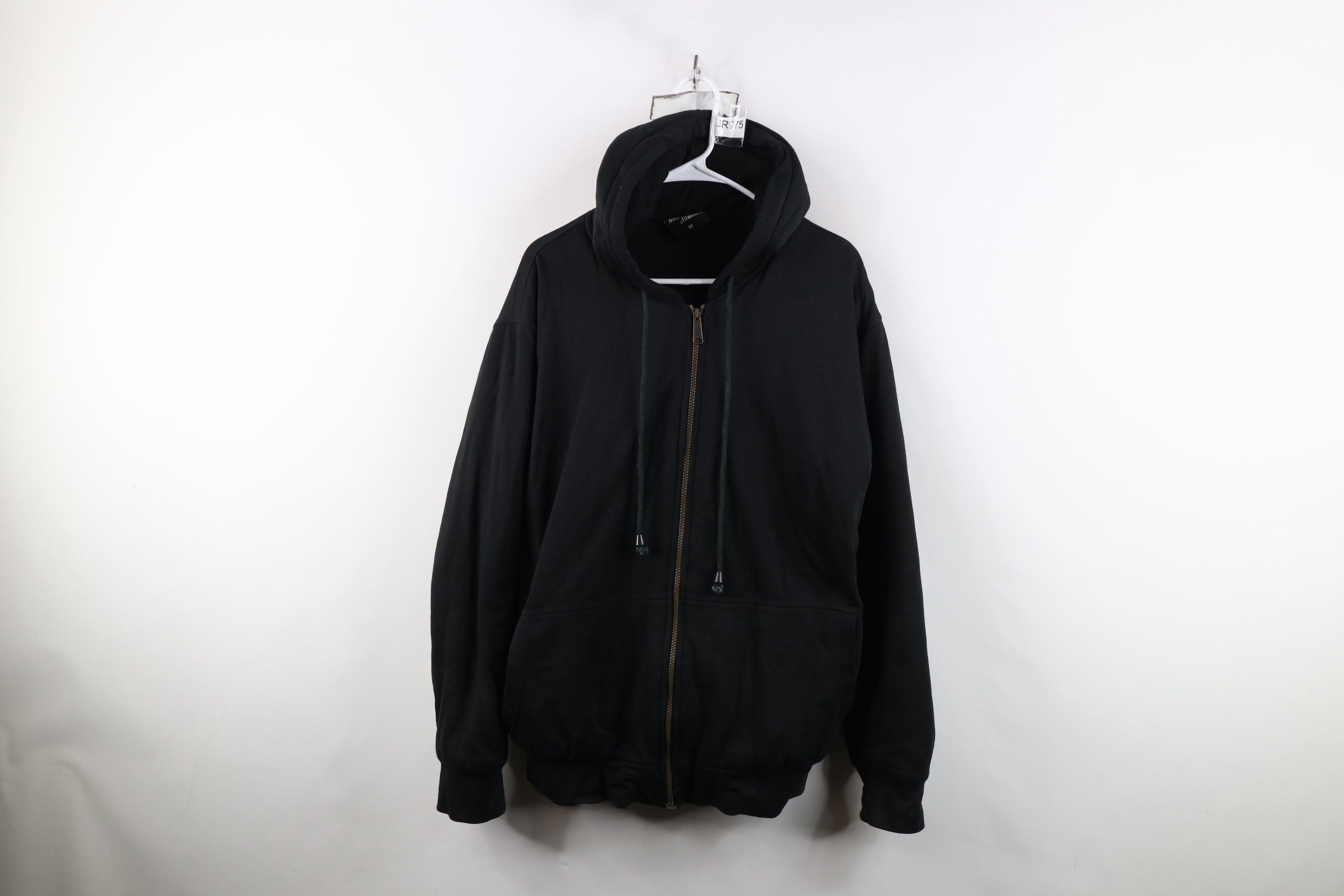 Vintage Vintage 90s Y2K Streetwear Quilted Thermal Lined Hoodie Size US M / EU 48-50 / 2 - 1 Thumbnail