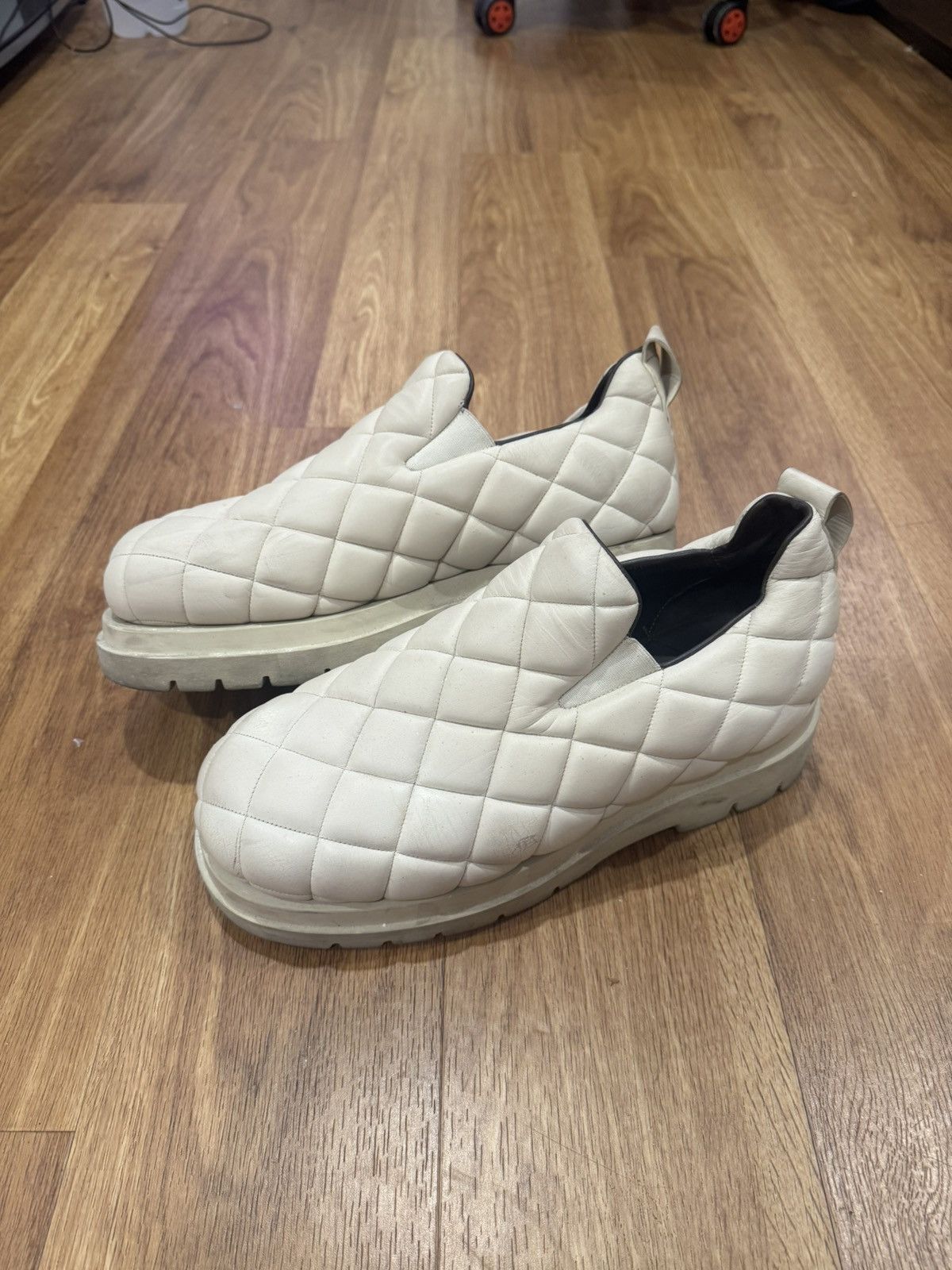 Bottega Veneta Bottega Veneta Quilted Leather Slip On Size US 12 / EU 45 - 5 Thumbnail
