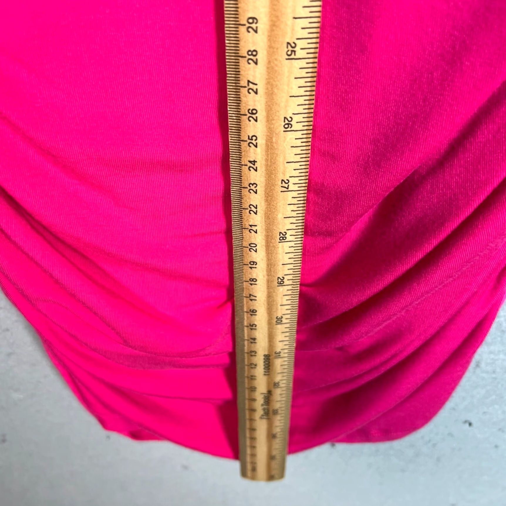 Vintage VINTAGE Babaton Shirt Dress Womens Small Midi Short Sleeve Pink Ruched Lyocell 90s Size S / US 4 / IT 40 - 7 Thumbnail
