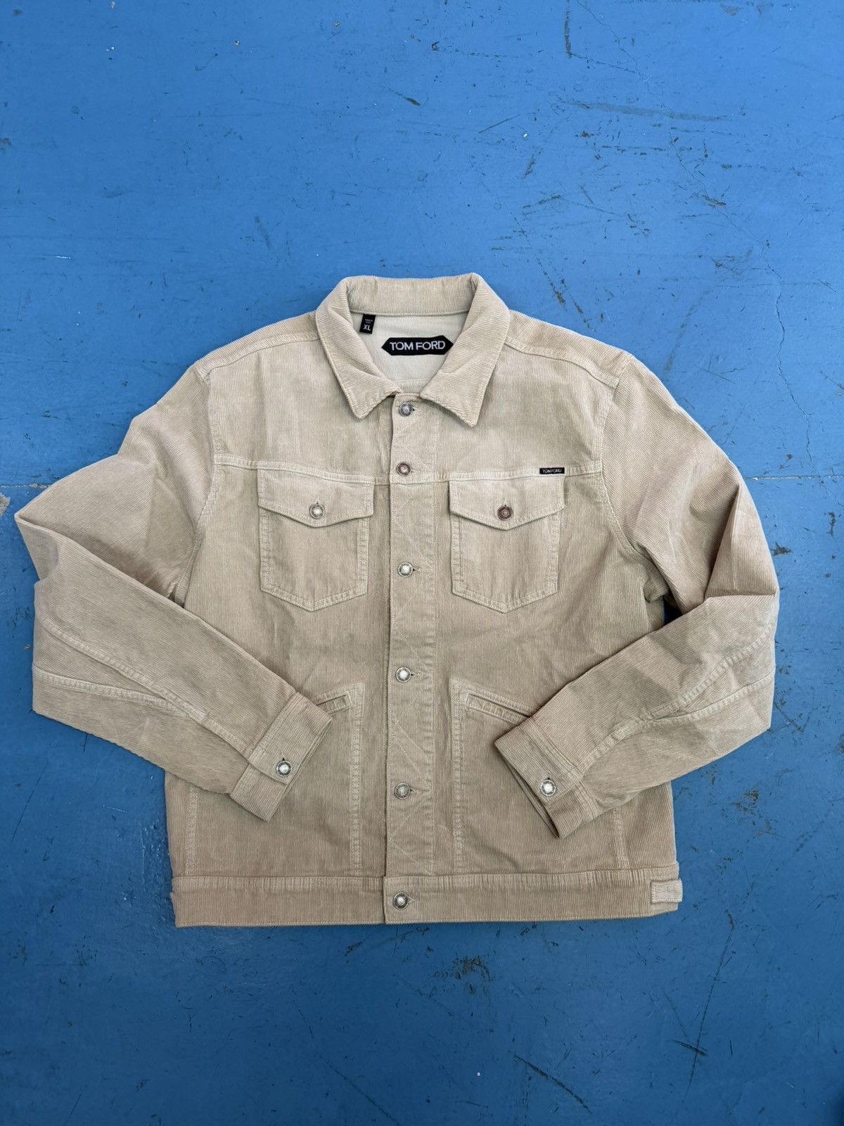 Tom Ford TOM FORD CORDUROY JACKET Size US XL / EU 56 / 4 - 1 Thumbnail
