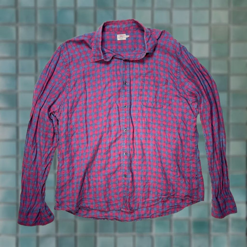 Faherty Faherty Shirt Mens XXL Red Blue Legend Plaid Button Up Casual Soft Size US XXL / EU 58 / 5 - 1 Thumbnail