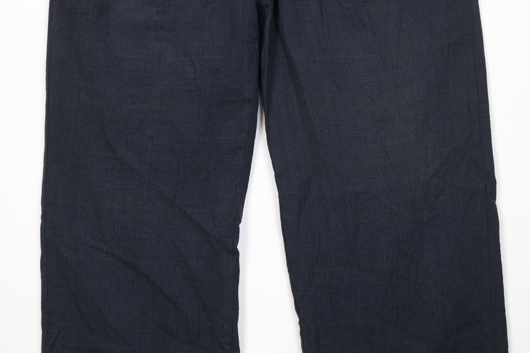 Burberry Vintage 90s Burberry Wool Knit Wide Leg Chino Pants Plaid Size US 32 / EU 48 - 3 Thumbnail