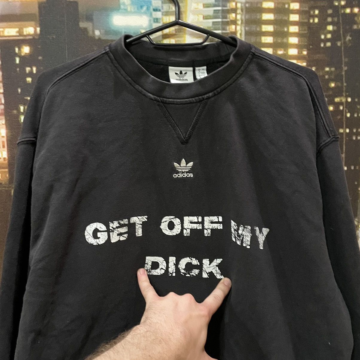 Adidas OPIUM T SHIRT HUMOR GET OFF MY DICK PENIS SEX PORNSTAR 90s Size US S / EU 44-46 / 1 - 3 Thumbnail