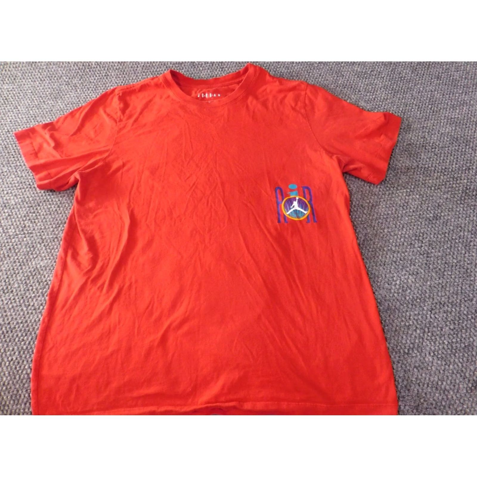 Jordan Brand Air Jordan Shirt Large Mens red Retro classic nike graphic casual nba Size US L / EU 52-54 / 3 - 3 Thumbnail