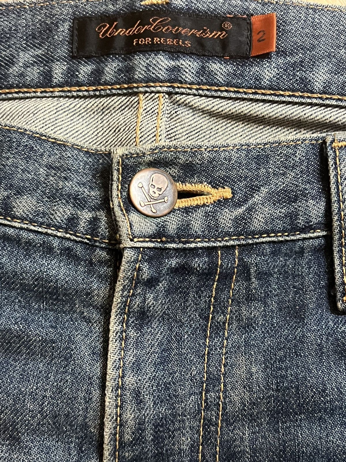 Jun Takahashi × Undercover Undercover AW05 Skull Denim Size US 32 / EU 48 - 5 Thumbnail