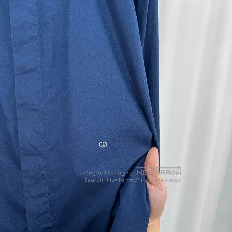 Dior Dior Embroidered CD Logo Blue Shirt. Size US M / EU 48-50 / 2 - 5 Thumbnail