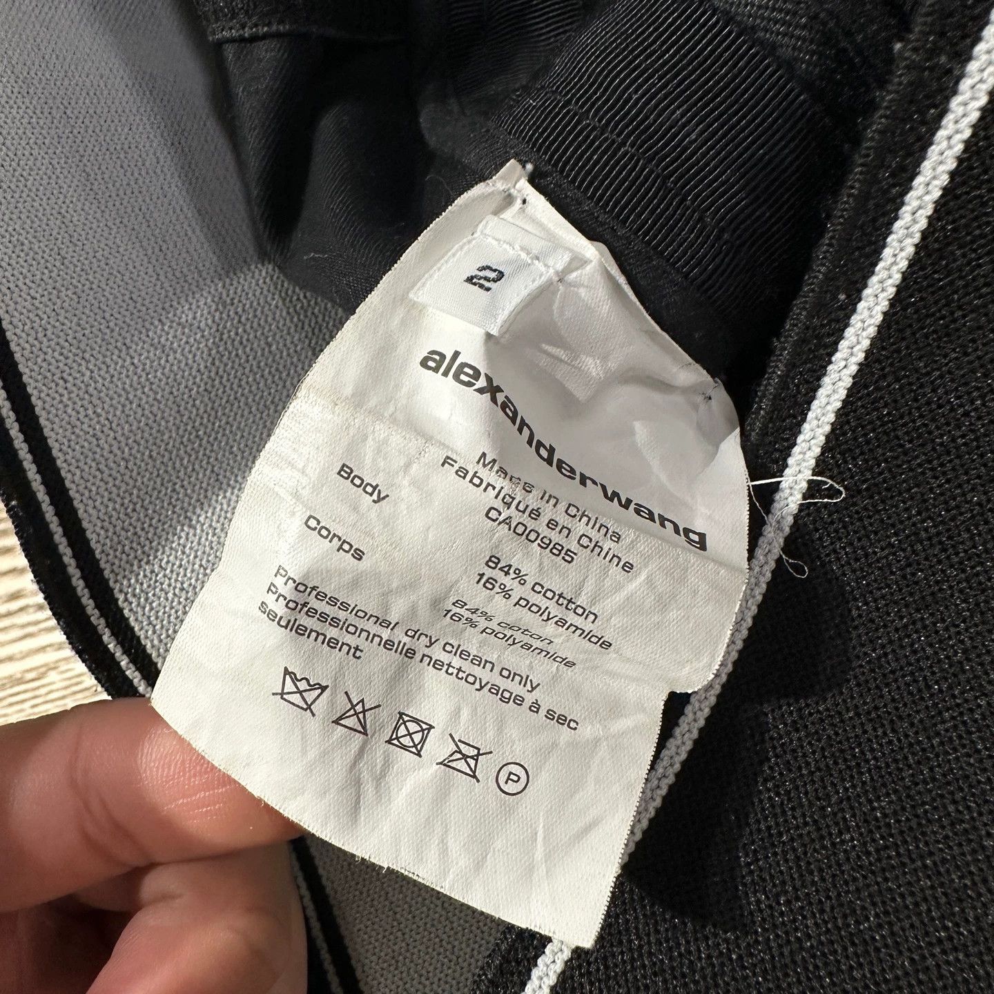 Alexander Wang Alexander Wang apr148 slogan waist cotton pants Size 2 Size 26" / US 2 / IT 38 - 4 Thumbnail