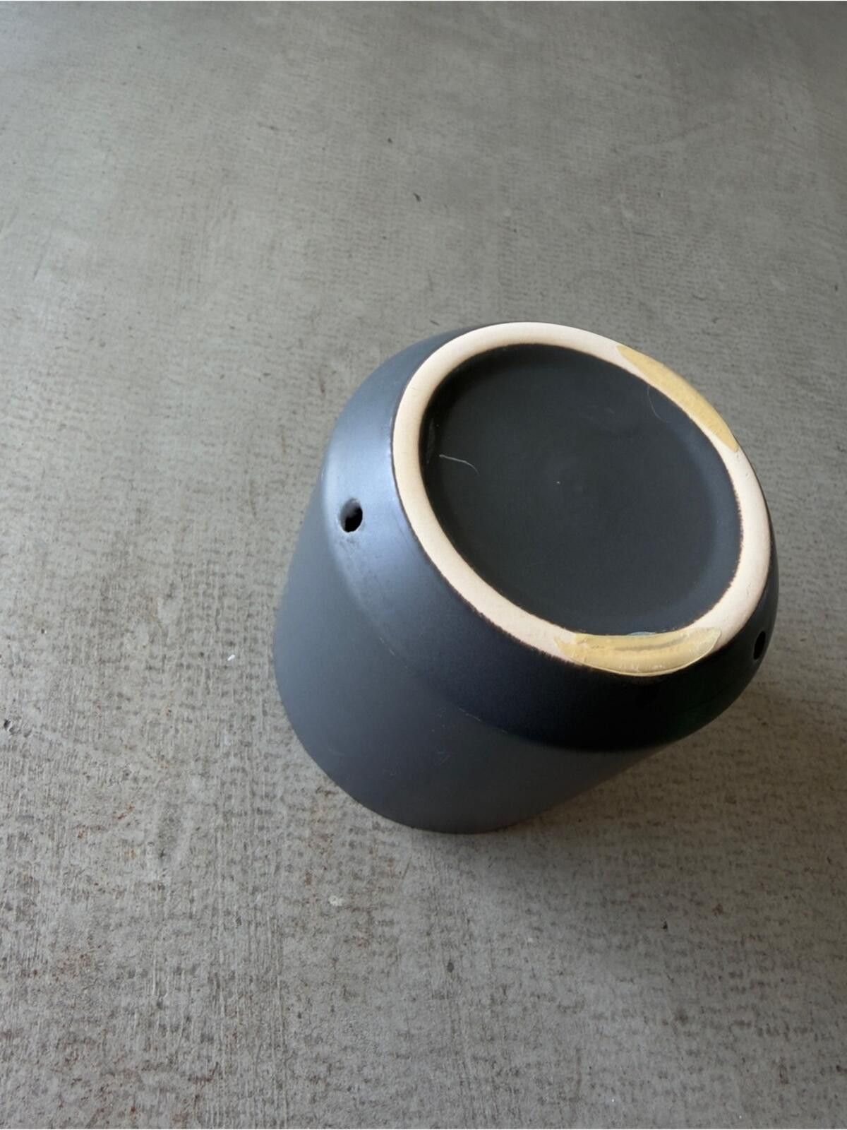 Other Ceramic Planter Pot / Matte Black Size ONE SIZE - 5 Thumbnail