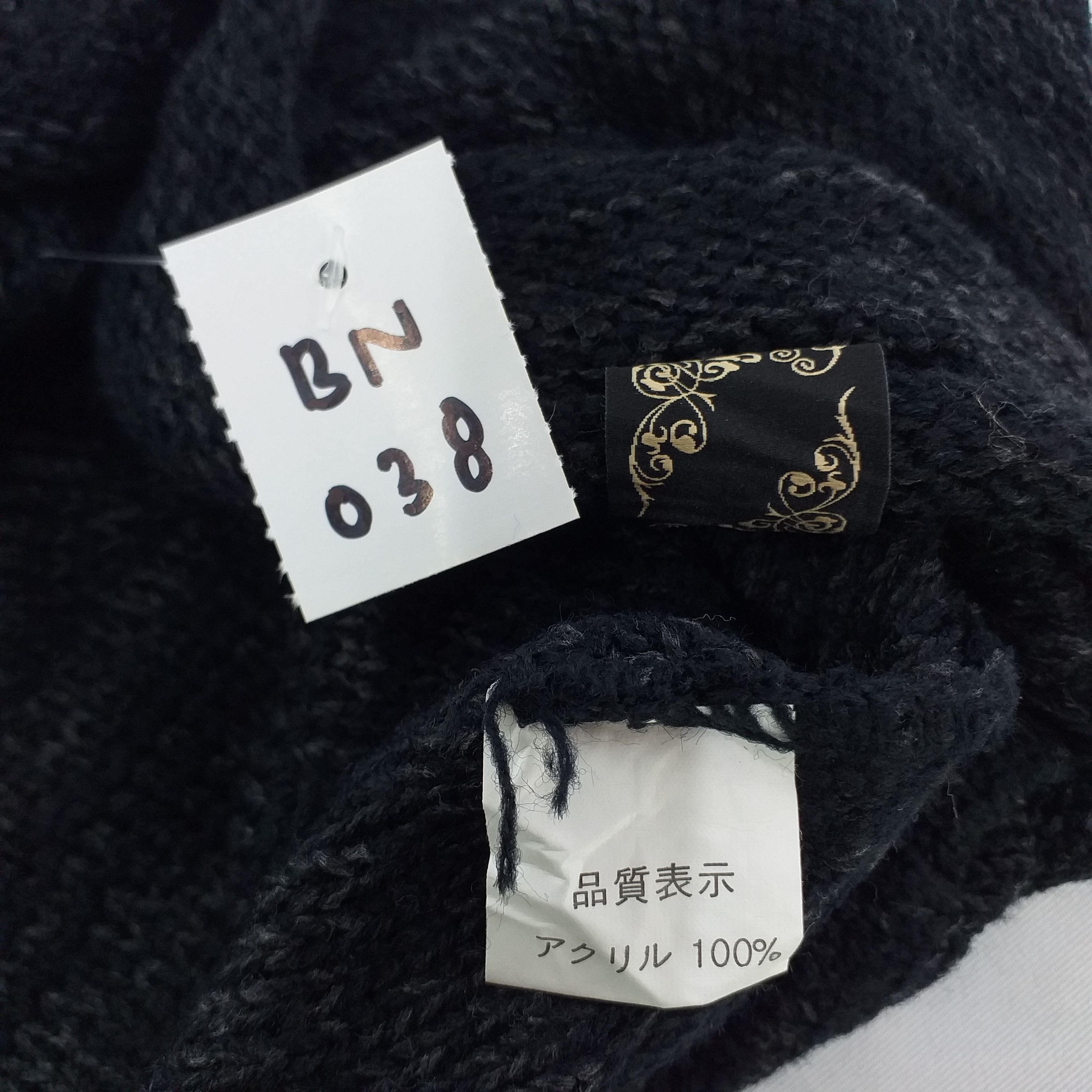 Japanese Brand Rare Design Plain Snow Cap Hat Beanie -BN038 Size ONE SIZE - 5 Thumbnail