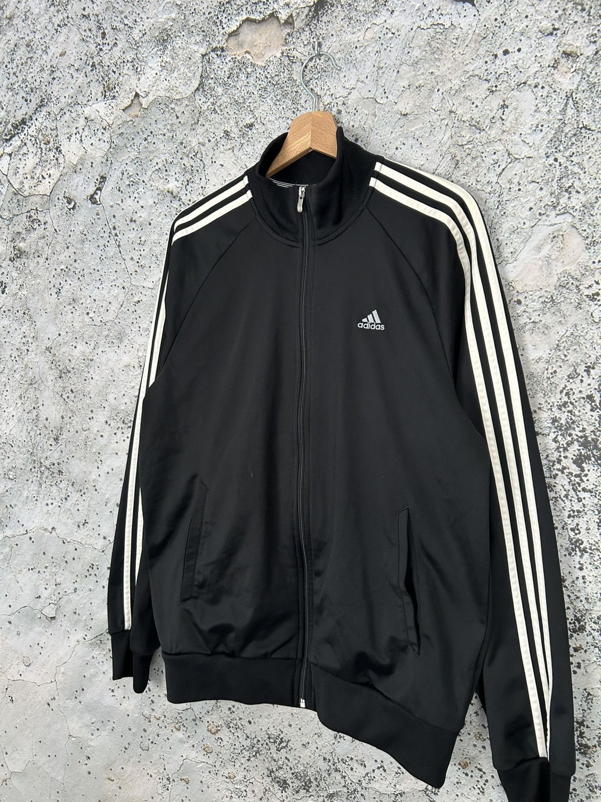 Adidas Vintage Adidas Black Tracksuit Streetwear Rap y2k 00s Skate Size US M / EU 48-50 / 2 - 2 Thumbnail