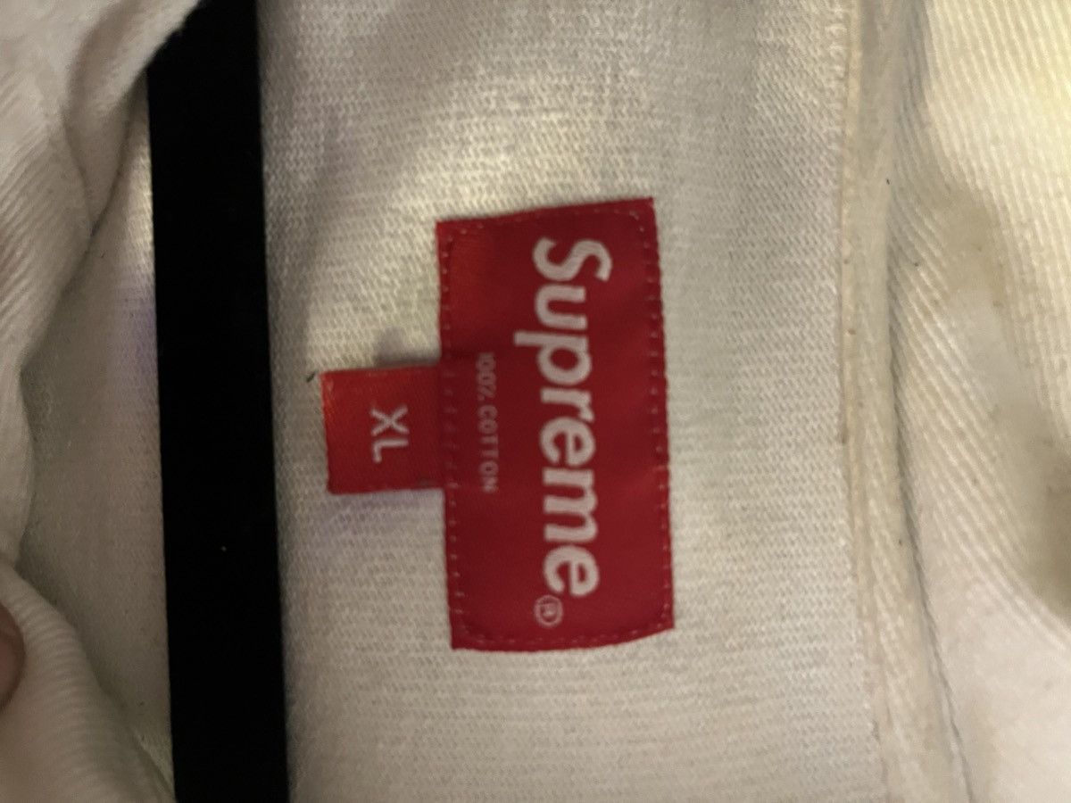 Supreme Supreme men's split box logo red/white/green rugby polo