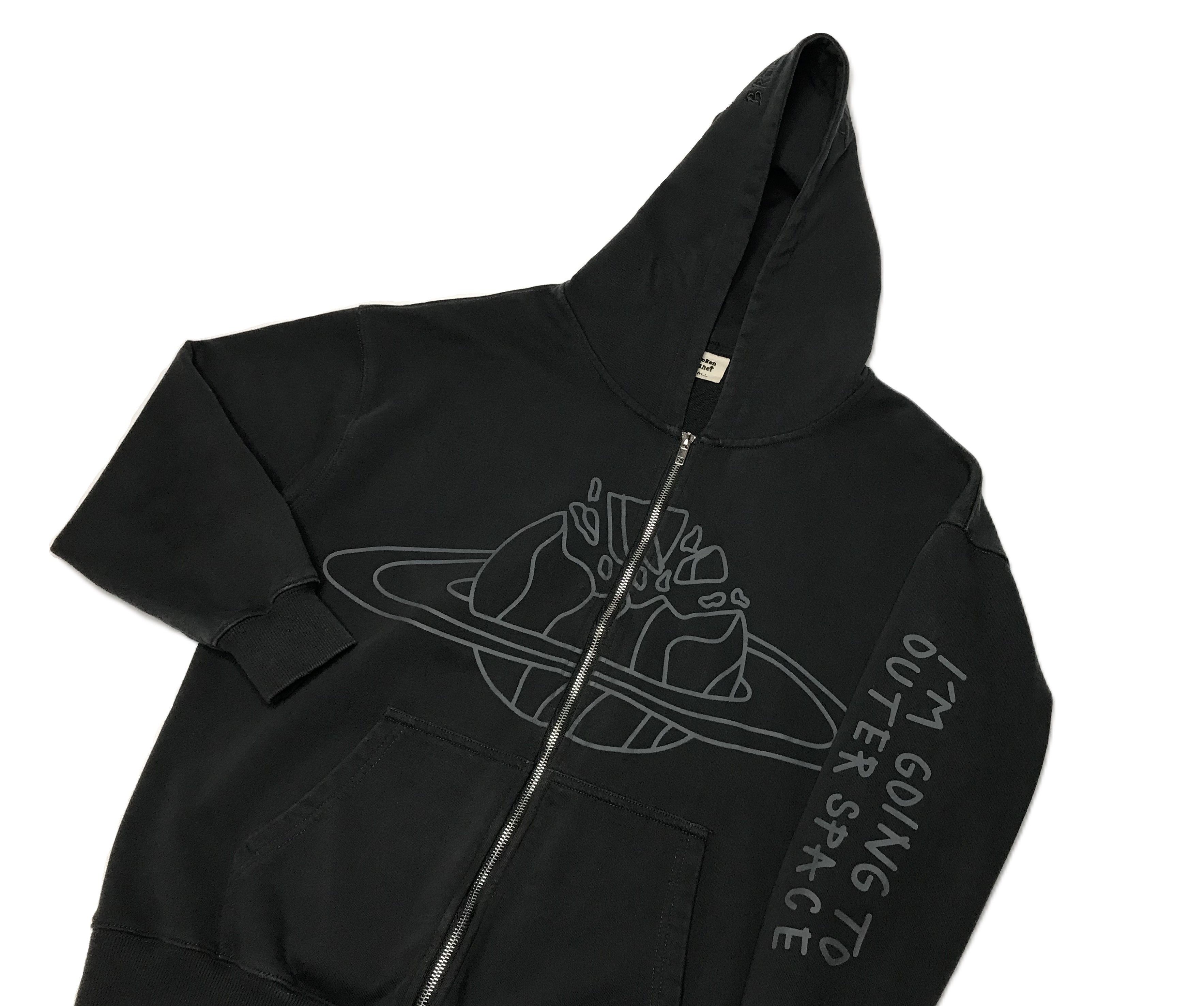 Broken Planet Broken Planet Going To Outer Space Zip Hoodie Dark Gray Size US S / EU 44-46 / 1 - 2 Thumbnail