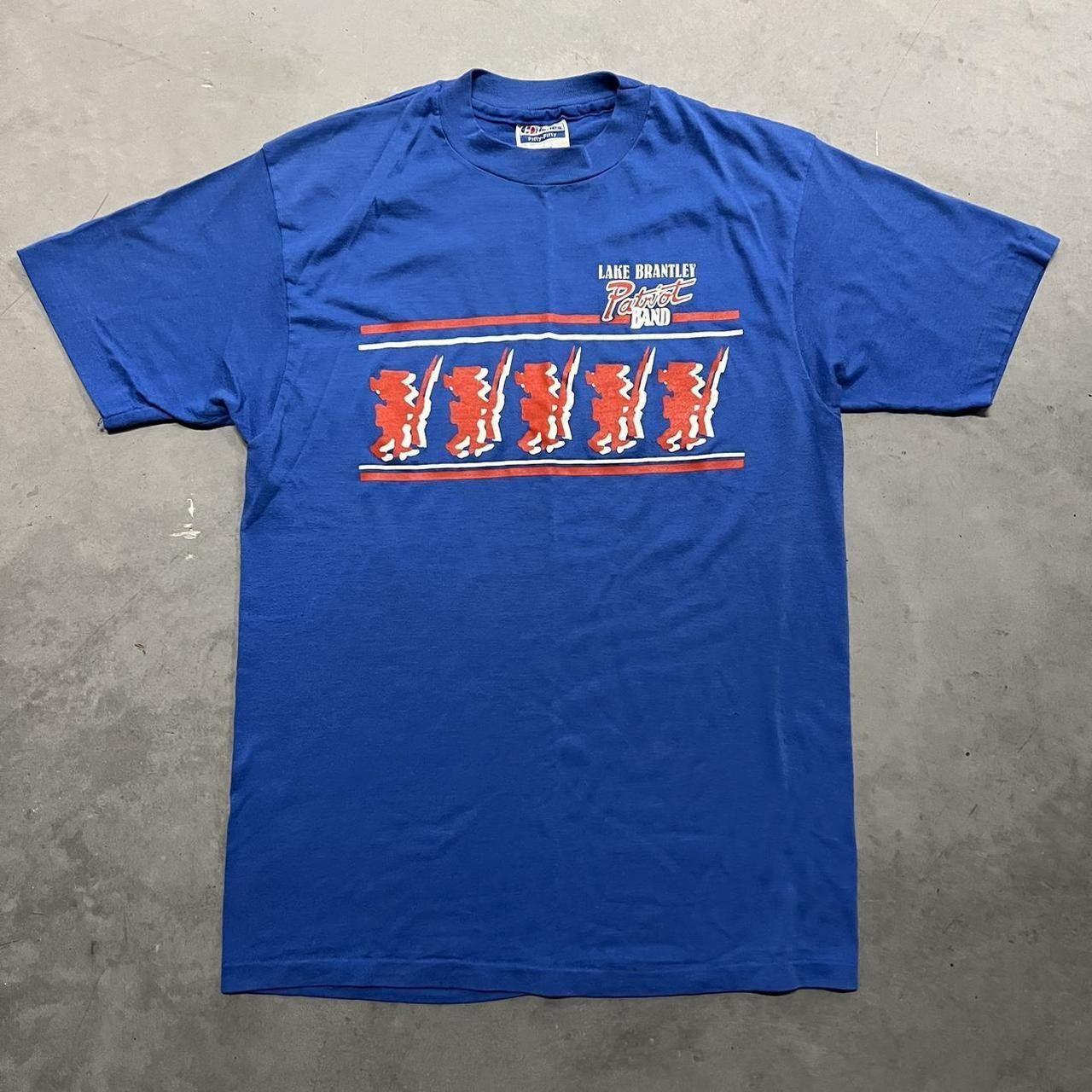 Vintage Crazy Vintage Y2K/2000s 1980s Single Stitch Lake Brantley Patriot Band Graphic Tee! Size US S / EU 44-46 / 1 - 7 Thumbnail