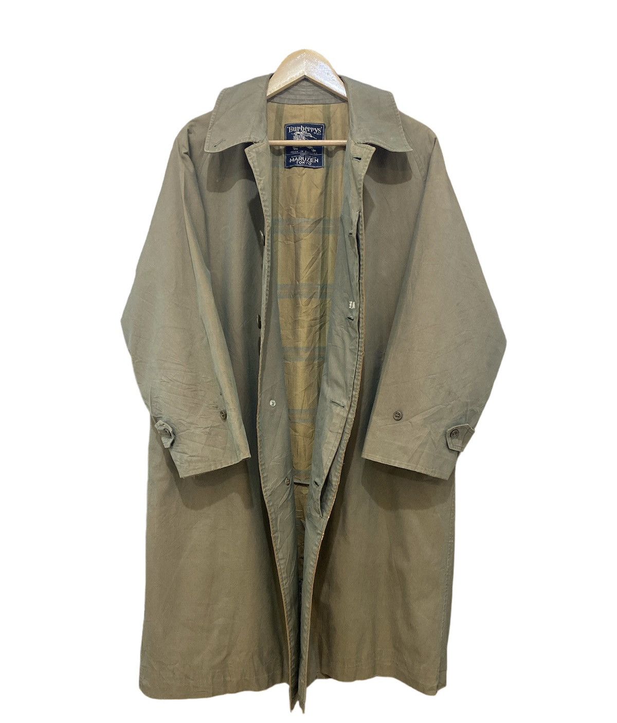 Vintage Burberry Maruzen Tokyo Trench Coat Single Breasted