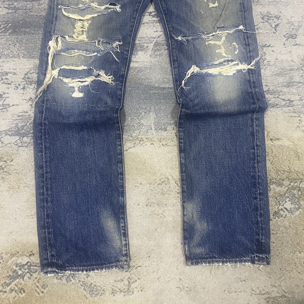 Denim & Supply Ralph Lauren × Ralph Lauren Vintage Denim Supply Ralph Lauren Distressed Denim Jeans Size US 32 / EU 48 - 5 Thumbnail