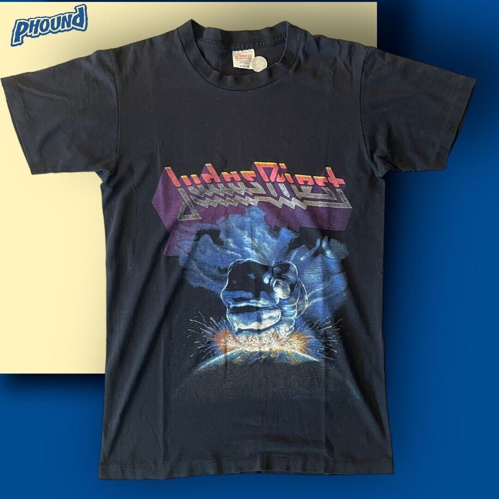 Vtg 1988 Judas Priest Ram It Up Shove It Down T-Shirt Rock M