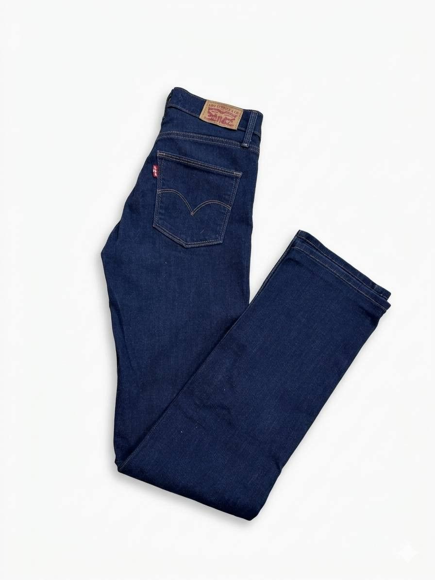 Levi's Levi's Slimming Straight Leg Jeans - Dark Wash - Size 26 Size 26" / US 2 / IT 38 - 1 Thumbnail