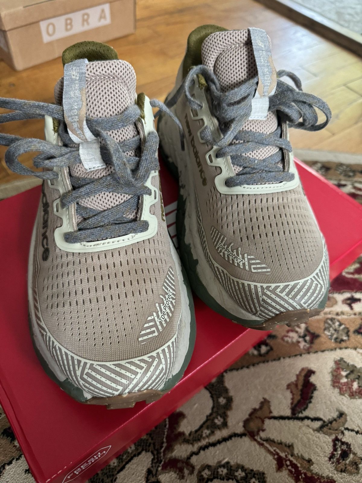 New Balance New Balance Fresh Foam x More Trail V3 “timberwolf” Size US 10.5 / EU 43-44 - 2 Thumbnail