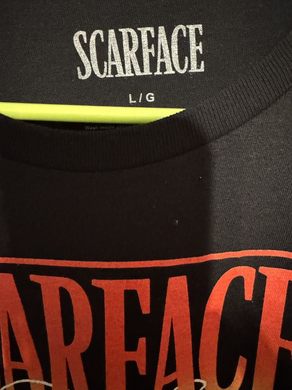 Surface To Air Scarface Movie Logo T Shirt Men Sz L Black New Without Tags Size US L / EU 52-54 / 3 - 4 Thumbnail