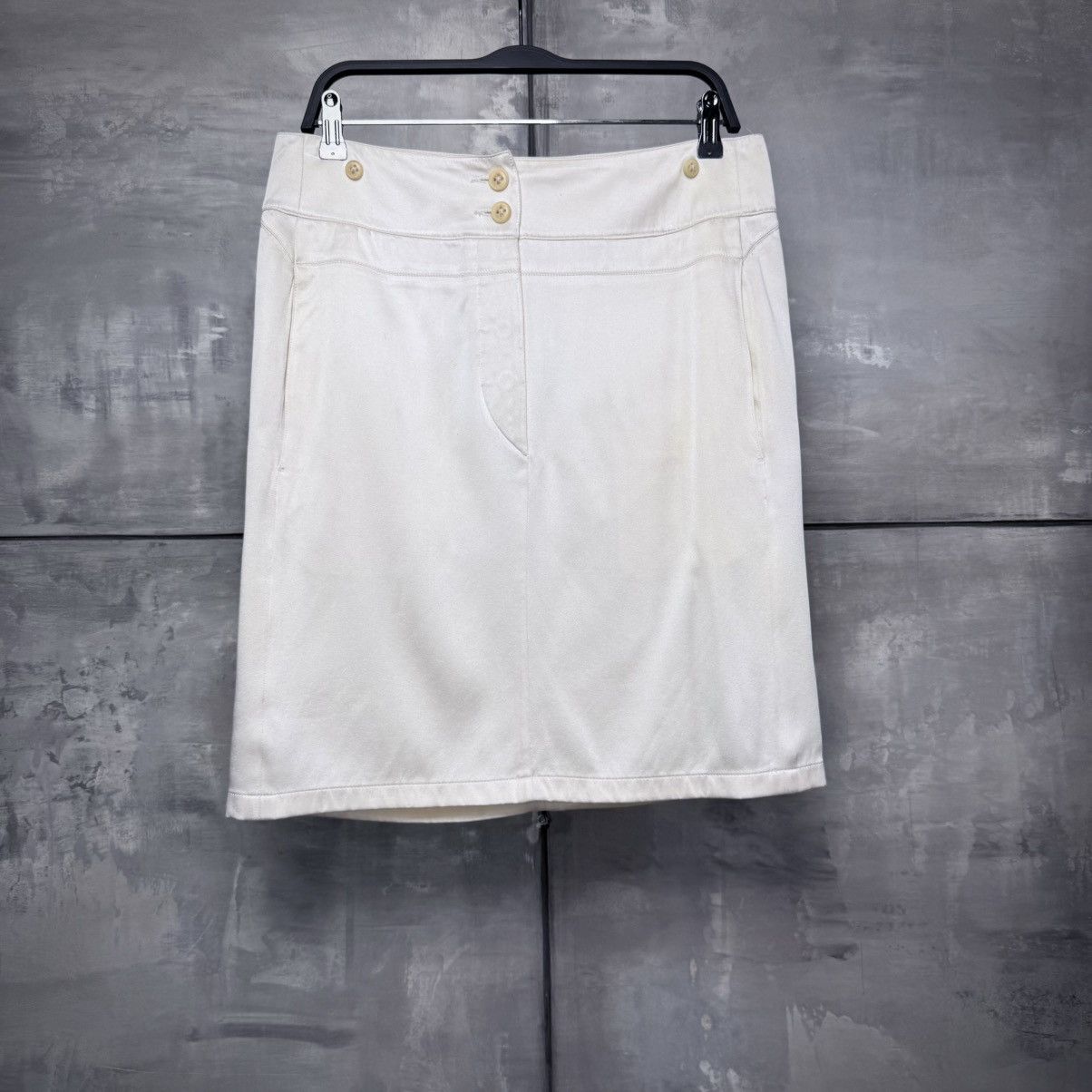 Ann Demeulemeester Thick silk skirt 40 Size 28" / US 6 / IT 42 - 1 Thumbnail